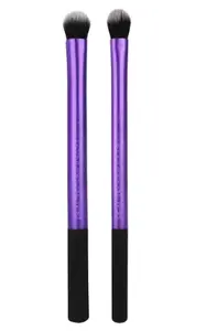 Eyeshadow Brush Set Real Techniques Eye Shade + Blend — basic rounded synthetic brushes, 2 pcs