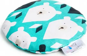 Hot Water Bottle Bocioland BOC0181 180 g cherry-pit filling, mint-scented bear cover