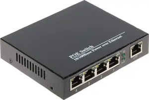 Tīkla pārslēdzējs Delta SPS-4P/1 — 4 porti, pārvaldāms, kompakts