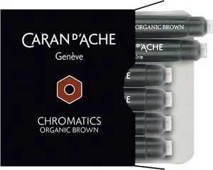 Ink Cartridges Caran d'Ache Chromatics brown, set of 6