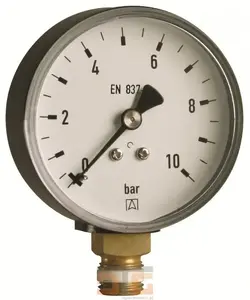 Pressure Gauge Afriso RF 63 AX Ø63 mm 0–10 bar 1/4" Class 2.5 (model 63514)