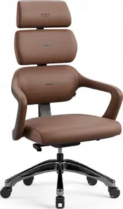 Office chair Diablo Chairs V-Modular Brown — ergonomic swivel chair, adjustable height