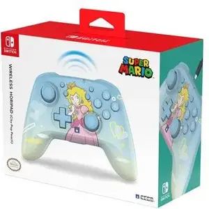 Wired/Wireless HORI HORIPAD for Nintendo Switch — City Pop Peach edition, compact gamepad, motion/rumble support