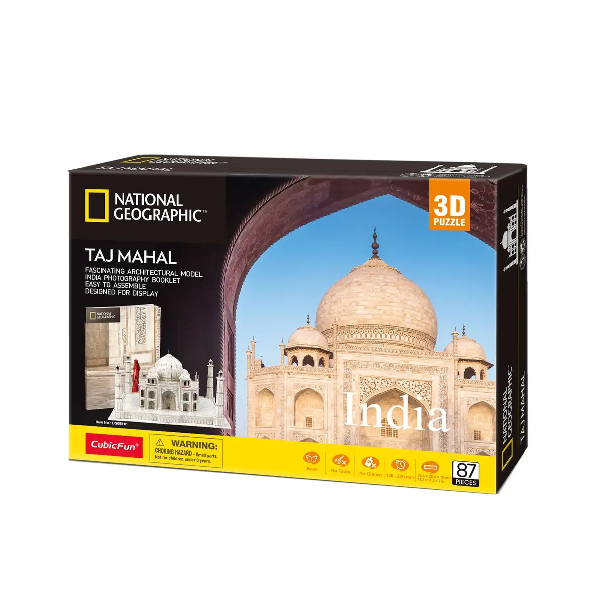 3D-пазл National Geographic Тадж-Махал — CubicFun Photo 4