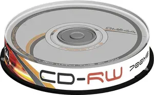 Rewritable CD-RW OMEGA 700 MB 12x, pack of 10 (56243)