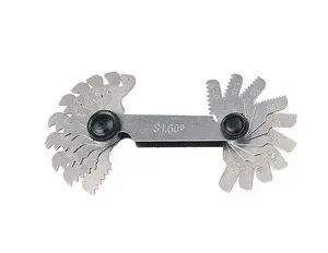 Sveces profila mērs Art-Pol 47896 — collas un metri, 0,4–7 mm, 4G–62G, 48 gab.