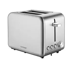 Toaster Concept Solution TE2050 — 2-slice, 950 W, stainless steel, 280×160 mm