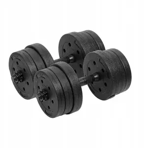 Regulējamas bitumena pārklājuma hanteles Rebel Active 2x10 kg