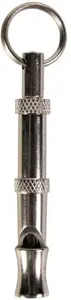 Whistle Trixie High Frequency (metal, silver) — 50 mm, training whistle