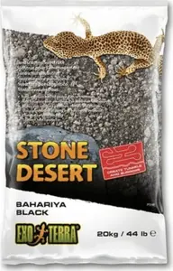 Substrate Exo Terra Stone Desert 5 kg — reptile terrarium substrate, black desert