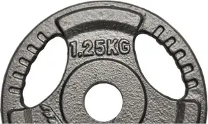 Диск для штанги EB FIT 1,25 кг, отверстие 28 мм, покрытие hammertone, чёрный