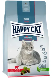 Kaķu barība happy cat Indoor Adult Bavarian Beef, pieaugušiem, liellopa gaļa, 1.3 kg