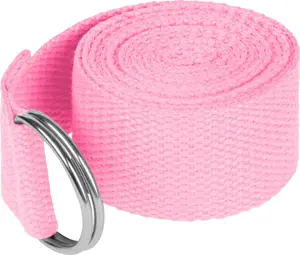 Jogas siksna Rebel Active RBA-3007-PK, rozā — treniņu/izstiepšanas siksna elastībai