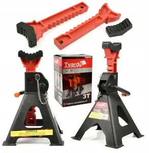 Jack Stands Tvardy reinforced 3T with safety lock, set of 2