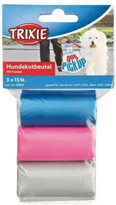 Trixie dog waste bags with handles TX-22845 — disposable poop bags with handles, roll-style carry