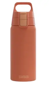 Dzeršanas pudele Sigg 6022.40 500 ml nerūsējošais tērauds, paceļama vāciņa, sarkana, augstums 219 mm