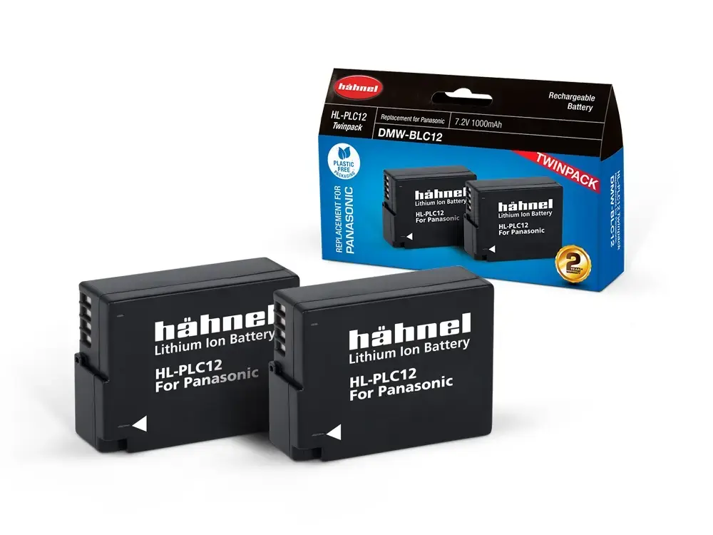 Hahnel HL-PLC12 Twin Pack Li‑Ion 1000 mAh Photo 2