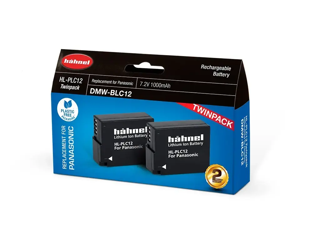 Hahnel HL-PLC12 Twin Pack Li‑Ion 1000 mAh Photo 3
