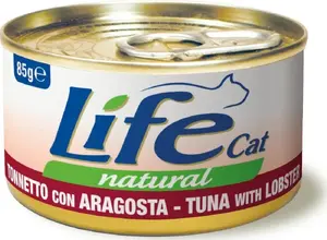 Wet Cat Food Life Pet Care LIFE CAT 85 g — Tuna with Lobster, pouch