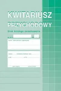 Receipt Book A5 Michalczyk & Prokop Kwitariusz przychodowy 400-3, preprinted receipt forms