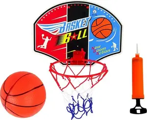 LEANToys Basketbola komplekts 12711 — salokāms laukums un riņķis