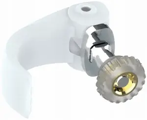 Leki Speed Lock 2 skava 14/12 mm balta (880680102) — savienojums pārgājienu nūjām