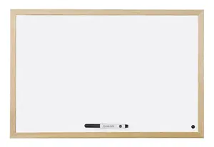 Whiteboard Bi-Office MM03001010, steel surface, working area 600 x 400 mm, fixed installation