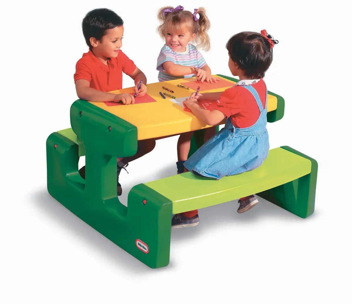 Little Tikes Large Picnic Table Evergreen Photo 3