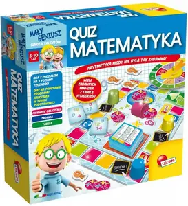 Обучающая игра Lisciani Mały Geniusz Quiz - matematyka (математический викторина для детей)