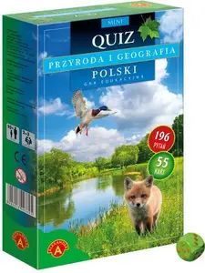 Geography Mini Quiz Board Game Alexander model 0525 — Polish edition