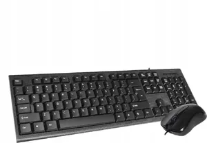 Wired Keyboard and Mouse Set OMEGA OKM09B — USB connection, black