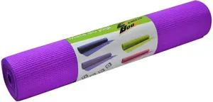 Jogas paklājs EB FIT 581410 — violets, neslīdoša virsma, standarta biezums