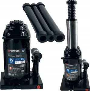 Hydraulic Floor Jack Forsage F-T91504, 15 t capacity, lift range 225–425 mm, with safety valve