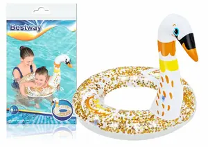 Piepūšamais riņķis Bestway 10679 — peldēšanas riņķis baseinam un pludmalei bērniem