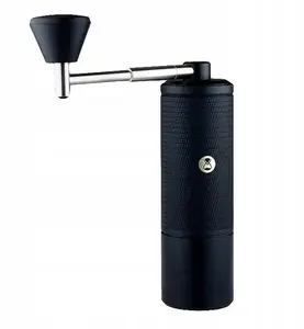 Manual coffee grinder Timemore C5 ESP PRO — black, portable hand grinder