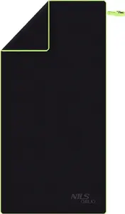 Микрофибровое полотенце Nils Extreme Nils Aqua NAR11 140x70 см — чёрное