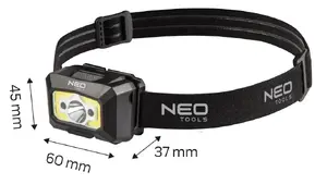 Flashlight NEO tools 99-073, handheld torch, weight 76 g, 1 pc