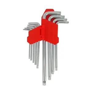 Hex key set AWTools AW35050 — 9-piece hex wrench set