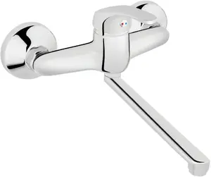 Kitchen faucet FERRO BBC5 wall-mounted chrome — single-handle, chrome finish