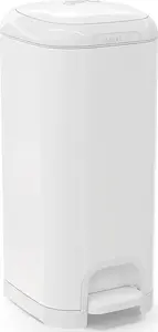 Diaper disposal system Angelcare 1323 with XL refill cartridge — white, hands-free odor control