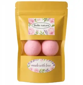 Vannas bumbiņas Chlapu Chlap — BELLE NATURE Pavasara ziedi komplekts 6×50 g