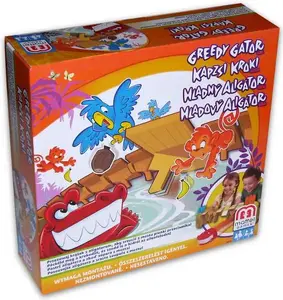 Mattel Kids Board Game Mattel Gra Głodny Aligator X8733 – Interactive Hungry Alligator Family Game