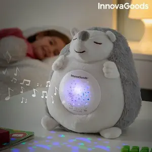 Плюшевый ежик с белым шумом и успокаивающим проектором Spikey от InnovaGoods (модель 058224)
