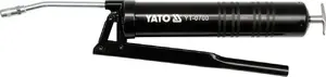 Lever grease gun YATO YT-0700 — manual grease gun, black, width 170 mm, weight 1.25 kg