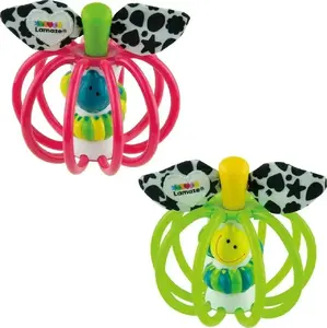 Rattle teether TOMY Lamaze apple-shaped baby rattle and teether 449605