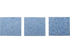 Sponge for soldering iron/station YATO YT-82467, cellulose, blue, 45×40 mm, pack of 3