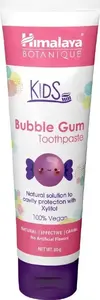 Zobu pasta HIMALAYA Botanique Kids Bubble Gum 80 g — bērnu zobu pasta bez fluora