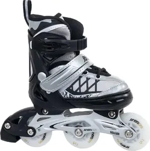 Inline skates Enero with replaceable adjustable frame, grey, size 26–29