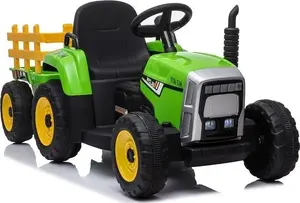 Электрический детский трактор с прицепом LEAN Sport XMX611, зелёный