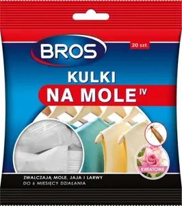 Moth Repellent Balls BROS floral scent 120 g – insect protection for wardrobes and fabrics